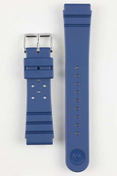 Blue Bonetto Cinturini 284 Rubber watch strap 