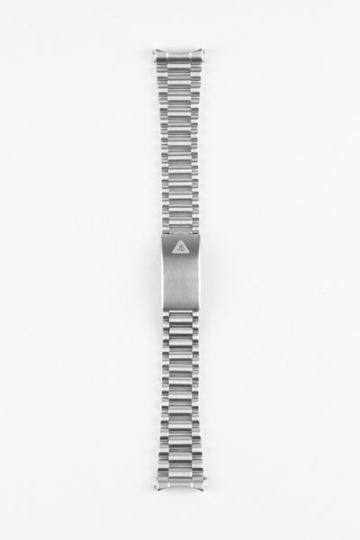 Forstner PRESIDENT (1450) Stainless Steel 19mm Watch Bracelet for OMEGA 'FOIS' Speedmaster