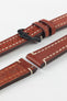 Hirsch LIBERTY Gold Brown Leather Watch Strap