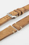 Suede Watch Strap in amber