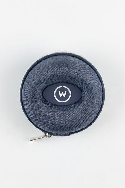 Denim Blue Twill Fabric 360° Single Watch Protective Oyster Case